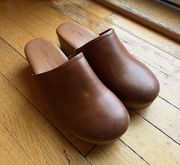 brown clog shoes