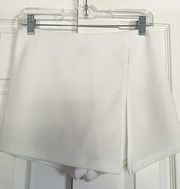 White Skort