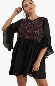 Boho Bliss Embroidered Boho Dress