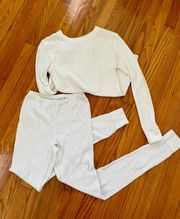 Knitted White Set