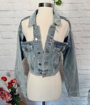 Chain Back Denim Jacket