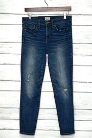 J. Crew High Rise Toothpick Skinny Jeans Size 27