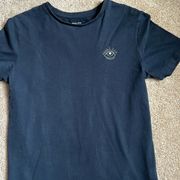 Reserved & Co Navy Graphic T Shirt  “Never Look Back”  Size Large