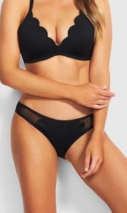 New. SEAFOLLY black bikini set. Size 6/D-cup. Retails $176