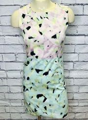 Milly of New York Womens Multicolor Eloise Mint Sorbet Shift Mini Dress Size 0