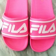 Fila Hot Pink & White Sliders - Brand new with tags!