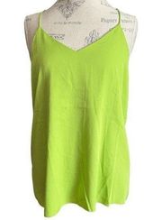 Bright Green Tank Top Buckhead Betties NWT Size Large Made In India