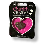 Cherish Charms HAILEY Name Bracelet Charm NEW NWT Silvertone Silver Tone