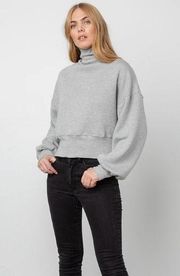 Blaire Turtleneck Pullover L Heather Grey