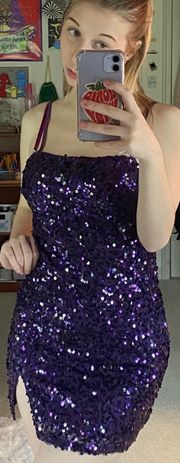 Purple Sparkle Dress