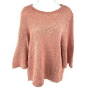 The Fifth Label blush pink peach sweater half flare sleeve EUC XS