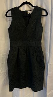 Forest Green Sleeveless Cocktail Dress