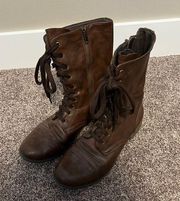 Mossimo Supply Co. Brown Combat Boots