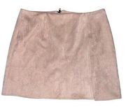 NWT Fab'rik Mocha Suede Skirt Size Small