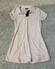 Mono B Light pink dress size large 