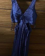 blue maxi dress new without tags