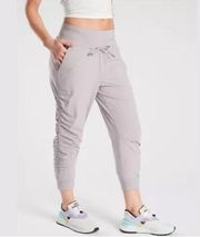 ATHLETA Attitude Crop Pant In Lilac Stone Women’s Size 4