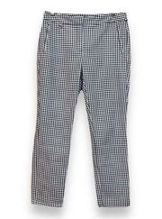 Adrianna Papell Cropped Pants Women’s Size 4 Black & White Checkered