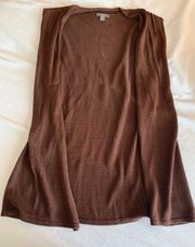 J-Jill Sleeveless Cardigan Vest