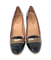 CORSO COMO patent leather loafer pumps, size 8.5