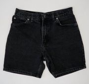 Vintage 90s Arizona Black High Waisted Denim Shorts