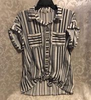 Eden & Olivia Top Blouse Size Medium