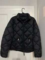 Ralph Lauren Lauren  Black Quilted Jacket