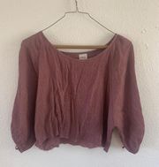 Cropped Long Sleeve 