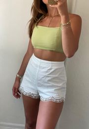 White Shorts 