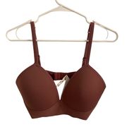 Lucky Brand Wire Free T-Shirt Bra in Mauve 38C
