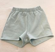 Pastel Blue Fleece Shorts