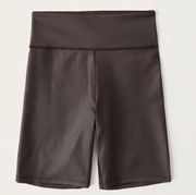 Sheen Bike Shorts in Dark Olive Green