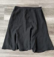 Jones New York Black Trumpet Skirt Sz 8 Stretch Lined A13