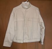 Women’s Padded Quilted Down Tan Jacket Size Medium