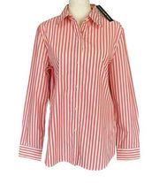 Ellen Tracy women’s long sleeve collared button down blouse size 12 NWT