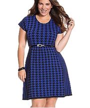 Houndstooth Sweater Dress