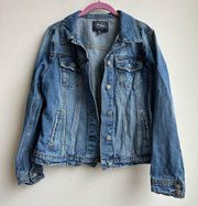 Silver Jeans 100% Cotton Denim Jacket Trucker Blue Size Medium Closet Staple