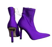 Mardi Gras Purple Sock Boots