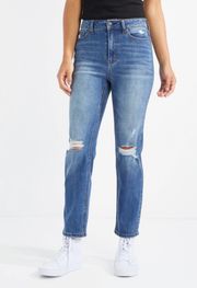 Dark Wash Straight Leg Jeans