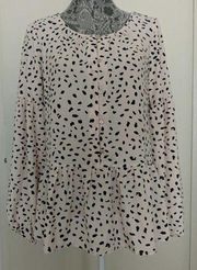 Modcloth Spotted Top - Size M - NWOT