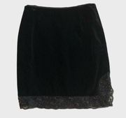 LAUNDRY by shelli segal velvet skirt