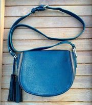 Few People Bond St. Saddle Crossbody Bag Blue