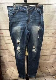 Wax Jean size 16 skinny jeans (#2043)