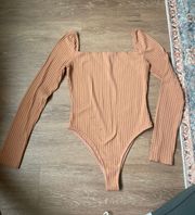 square-neck body suit