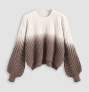 Gradient Long Sleeve Sweater