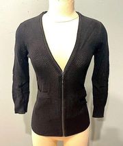 McQ Alexander McQueen x Target Mesh Cardigan in Black Size XS