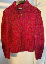 Crochet Zip Up Sweater