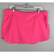 Danskin Now Womens  XL 16 - 18 Semi Fitted  Pink Golf Golfing Tennis Skort