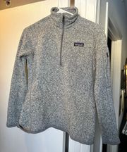 Gray Quarter Zip Pullover