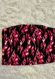 Rue21 Pink Flames Tube Top